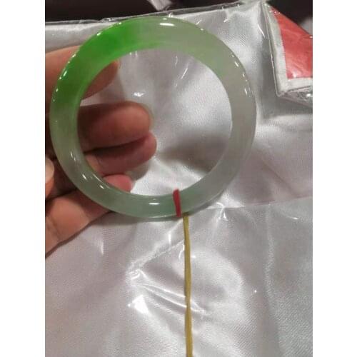 100% natural Burmese jadeite ice green bracelet elegant princess bracelet gift for friend jade jewelry women bangle bangles