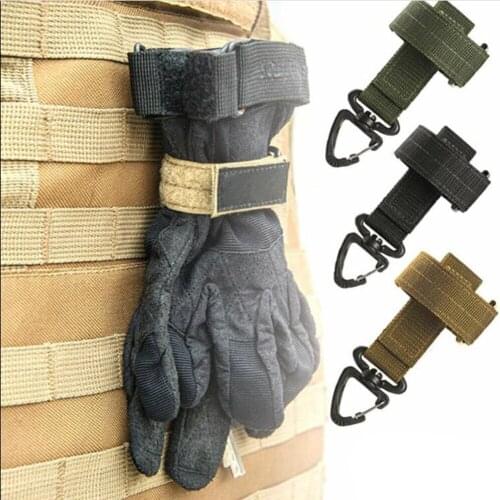 2Pcs Multi-Purpose Glove Holder Buckle Belt Hook Anti-Lost Rope Outdoor Camping Climbing Rope Anti-lost Camping Hanging Bucks