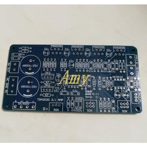 5pcs/lot TDA2030A 2.1 super bass amplifier, empty PCB board, does not contain any components