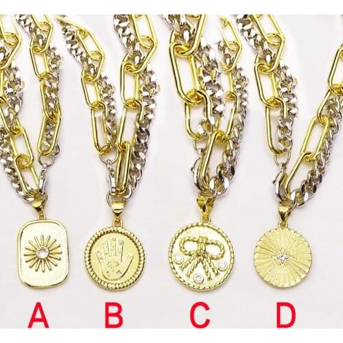 5 Stand Fashion jewelry necklace handmade jewelry necklace metal necklace accessories women necklace for women New design 7380