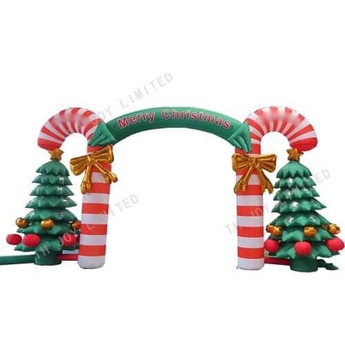 6m Giant Inflatable Christmas Arch Christmas Tree Arch Inflatable Arch for Christmas Decoration