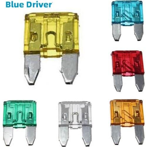 60Pcs 5/10/15/20/25/30A Assorted Auto Car Truck Standard Mini Blade Fuses Kit Accessories For Cars Motorcycles Trucks Etc Tool
