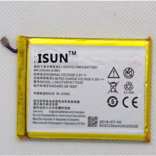 ISUNOO LI3823T43P3H715345 LI3820T43P3H715345 battery For ZTE Grand S Flex MF910 MF910S MF910L MF920 MF920S Bateria Accumulator