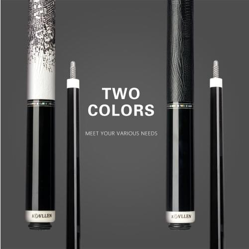 KONLLEN Billiard Real Inlay Carbon Fiber Pool Cue Stick Carbon Energy Technology Leather Grip Billiards Cue Stick Kit