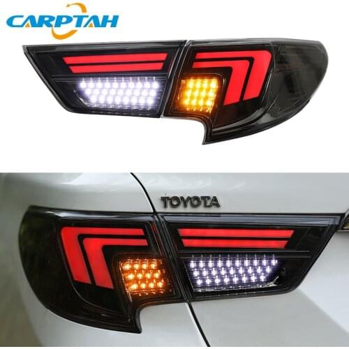 Carptah Car Styling Tail Lights Taillight For Toyota Mark X 2013 - 2018 2019 Rear Lamp DRL + Turn Signal + Reverse + Brake LED
