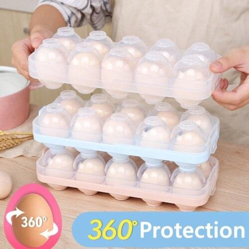 Egg Storage Case Fridge Fresh-keeping Storage Box Eggs Storage Boxes Food Container Kitchen Storage Box