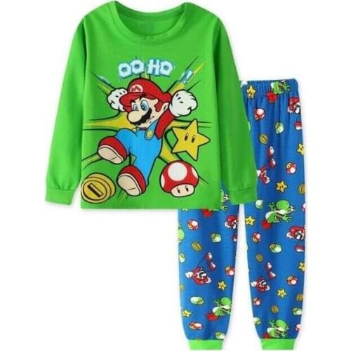 A%A-523 Children Clothes Kids Clothing Set Boys Pajamas Newborn Sets Styling Nightwear Print Pajamas Girls Sleepwear Baby Pyjama