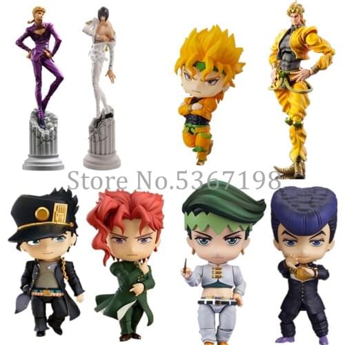 JOJOs Bizarre Adventure Kakyoin Noriaki Higashikata Josuke Dio Brando Kujo Jotaro Giorno Giovanna Rohan Kishibe action figure