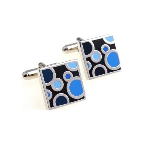 C3177 Enamel Cufflink 15 pairs Wholesale Free Shipping