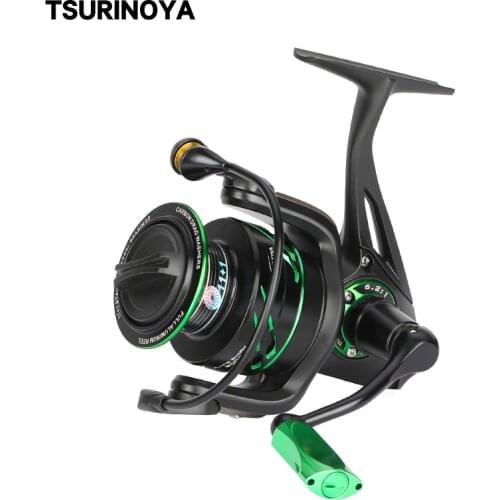 TSURINOYA 2000 3000 FLYING SHARK Spinning Fishing Reel 11+1BB 6.2:1 8Kg Max Drag Power Lure Reel Quality Fishing Wheel Saltwater