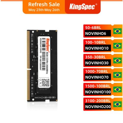 KingSpec memoria ram ddr4 4GB 8GB 16GB 2666MHz RAM for Laptop Notebook Memoria RAM DDR4 1.2V Laptop RAM 260 pin SO-DIMM Rams