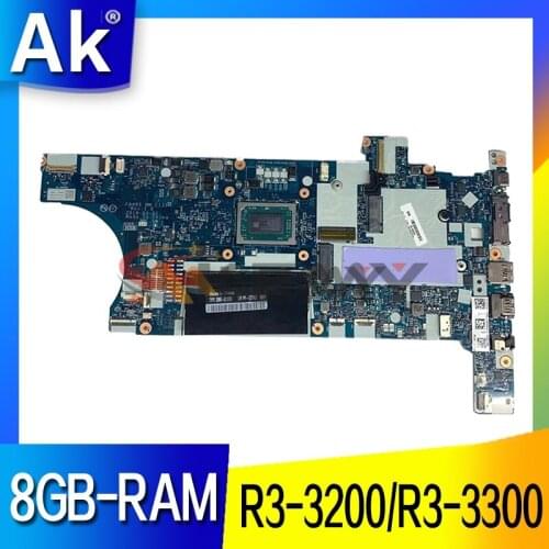 NM-C131 For Lenovo Thinkpad T495 Laptop motherboard With CPU Ryzen R3-3200/R3-3300 8GB-RAM DDR4 100% Fully Tested