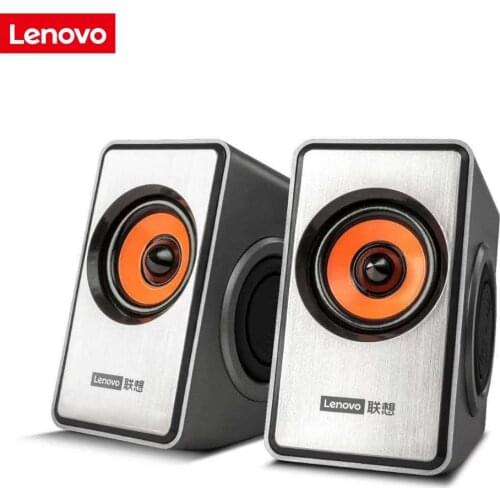 Original Lenovo M550 Desktop Speaker Independent Line Control Design 2.0 Sound System 52mm Drive Unit