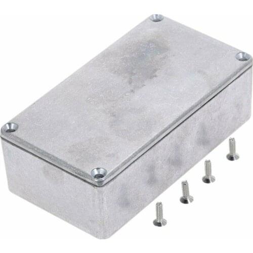 125B Style Effects Pedal Aluminum Stomp Box Enclosure 122*66*39.5mm for Guitar Instrument