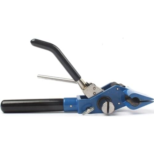 Stainless Steel Cable Tie Gun Stainless Steel Zip Cable Tie plier bundle tool for width 4.6-19mm thickness 0-0.8mm Blue