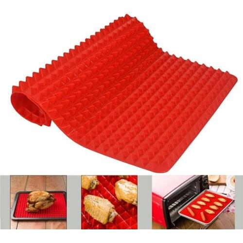 Practical Creative Pyramid Silicone Baking Mat Nonstick Pan Pad Cooking Mat Oven Baking Tray Mat Kitchen Bakeware Gadgets