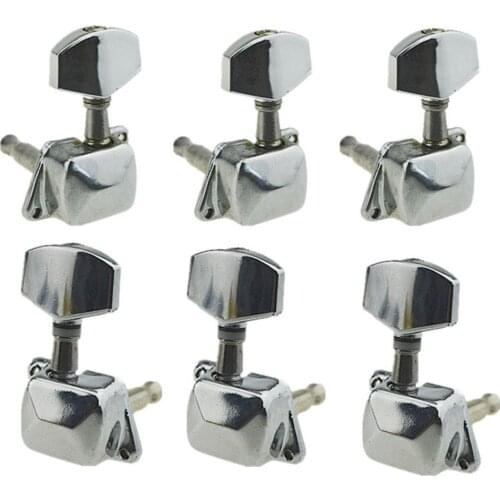 Tuners Machine Heads Professional Semi Closed Accessories Guitar String Button Durable Silver Tuning Keys Classic Guitar Button