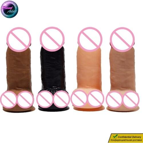 PVC Large Penis Dildo Fake Dick Masturbator Female Pussy Vagina G-Spot Gay Anal Prostate Expander Adult Sex Toys for Women Men