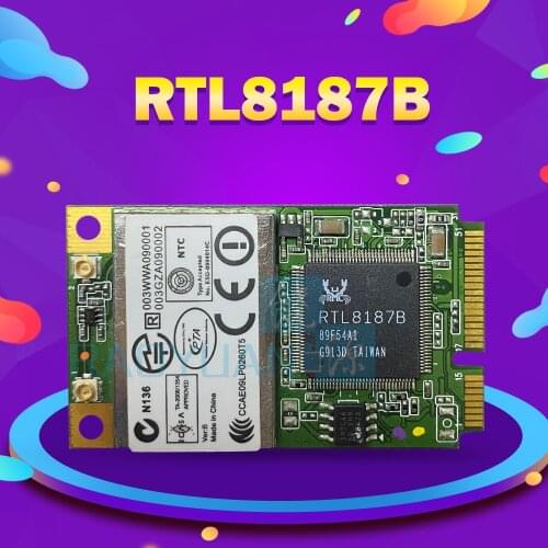 Realtek RTL8187B RTL8187 54Mbps Mini PCI-express Wlan Wireless Card
