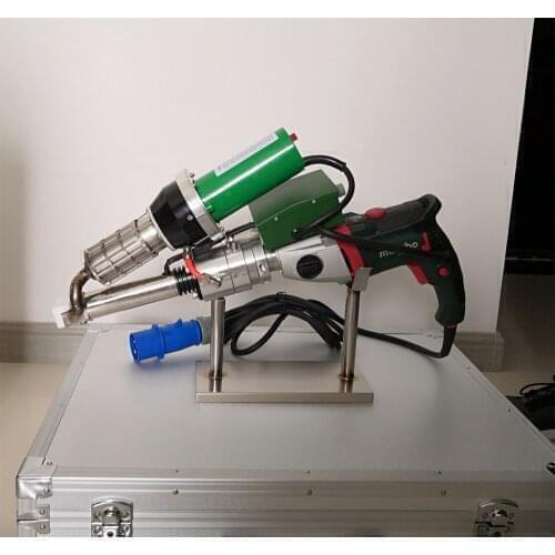 Hand held plastic extruder for chemical tanks, water tanks, heat exchange and plumbing fitting SWT-NS610B