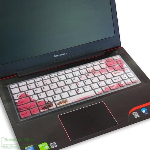 Silicone Keyboard Protector Cover Skin for Lenovo yoga 500 g400 g480 y470 s41 ideapad 100s-14 300s-14 500s-14 V1000 SR1000