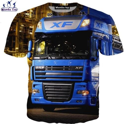 Mamba Top Fashion Sweatshirt Hip Hop Harajuku Pullover Kids T-Shirt Summer 3D Men Women 3D Print Car Truck Short sleeve T Shirt