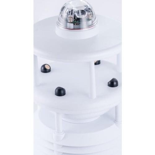 Six parameters ultrasonic wind speed direction air temperature humidity air pressure rainfall compact highway weather station