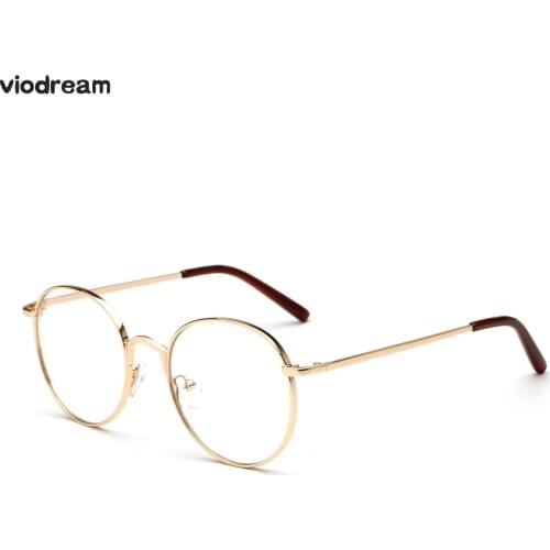 Viodream Unisex Retro Metal Glasses Frame Eye Glasses Frames Prescription Eyewear Eyeglass Frames Spectacle Frame Oculos De Grau