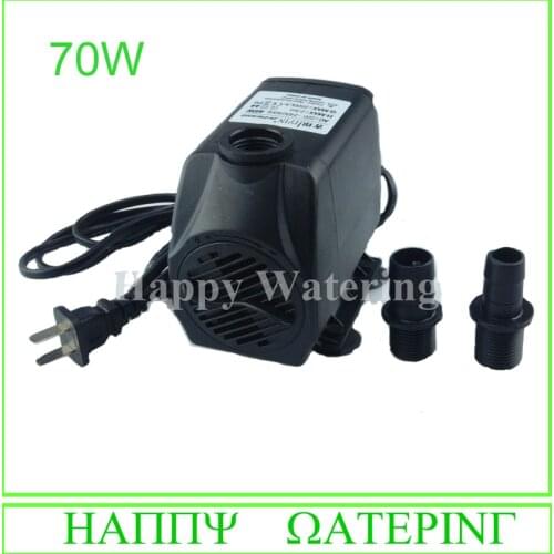 70W Water Circulation Pump for Aquarium Fall Hydroponic Submersible Pump Fish Tank Fountain With 3000L/H 3M Lift