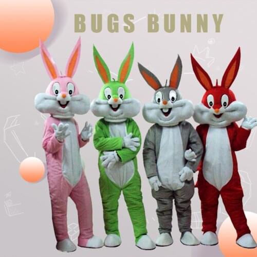 High quality Bugs bunny mascot adult costume mascot costume sales customized rabbit mascot costume free shipping