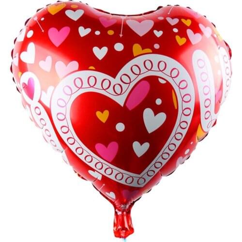 18 inch Ilove you heart balloon aluminum balloons wholesale children love toys cartoon birthday party balloon decoration
