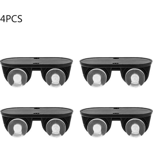 4pcs Adhesive Swivel Casters Universal Furniture Wheel Castor Directional Roller for Box Platform Trolley Chair Pully