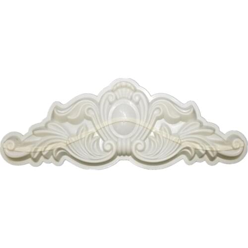 75cm /29.53in GRC ABS Chrysanthemum Petal Precast Home Decoration Outer Wall Decoration Concrete Pediment Cement Applique Mold