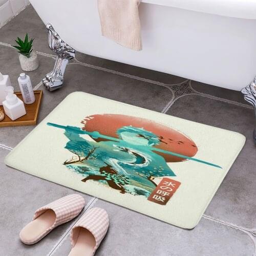 Breath of the Water Cheaper Anti-slip Modern Area Rugs Living Room Balcony Bathroom Printed Carpet Doormat Hallway Bath Mat