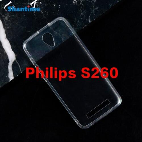 For Philips S260 CTS260 Gel Pudding Silicone Phone Protective Back Shell For Philips S260 CTS260 Soft TPU Case