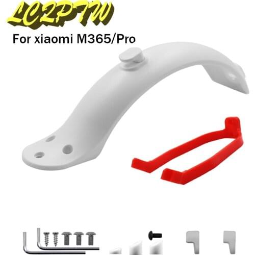 Black Fenders Scooter Wings Rear Mud Guard Support Protection Plastic Parts Screws Rubber Stopper For Xiaomi Mijia M365 Pro