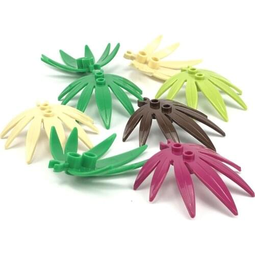 Friends MOC Green Grass Tree Plants Cities Set Action Figures Accessories Parts Building Block Toy For Children Friend Kit Gifts