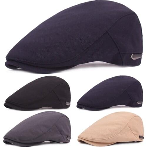 Men Women Casual Beret Hat Adjustable Golf Visor Driving Cap Newsboy Hats HATCS0342