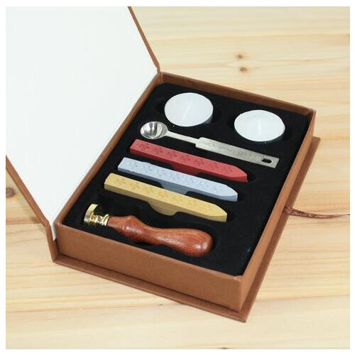 Retro Greetings words Sealing Wax Stamp set with gift Box Deluxe Gift stamps set Office & School Supplies