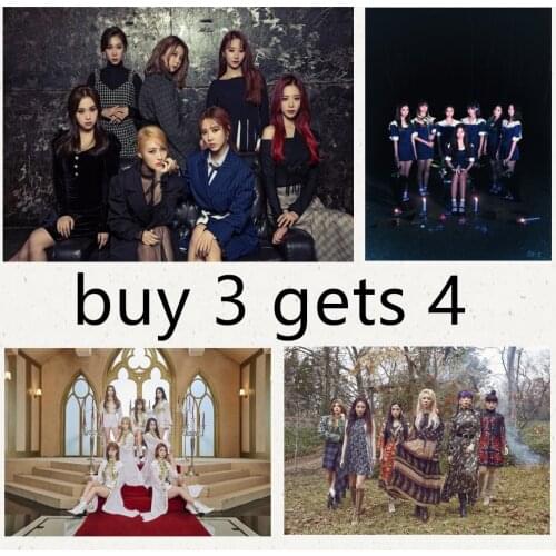 Kpop Dream Catcher scream Poster Clear Wall Stickers High Quality Prints White Coated Paper living room decoration