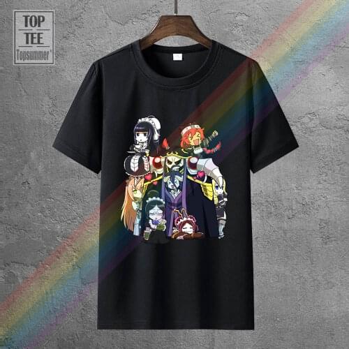 New Hip Hop Overlord Pleiades T Shirt For Male Popular Crewneck T Shirt 3D Print 100% Cotton Breathable Top Design