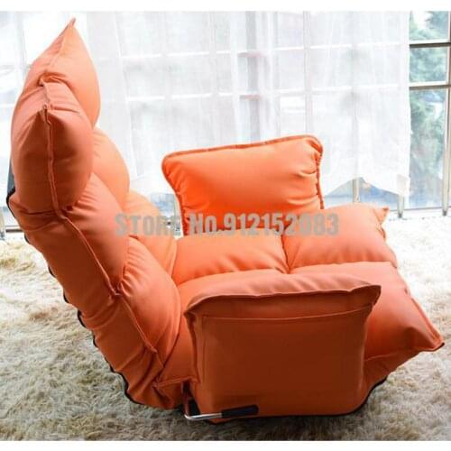 Lazy sofa single floor girl bed recliner Japanese-style tatami foldable living room small bedroom balcony