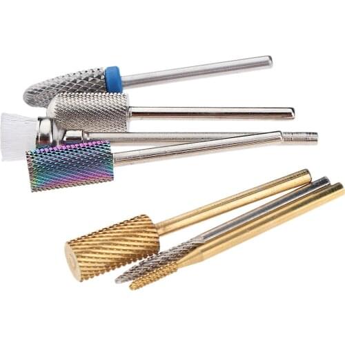 Professional Nail Drill Bit Cuticle for Nails Polish Gel Removal, 7PCS/SET, 3/32 Shank
