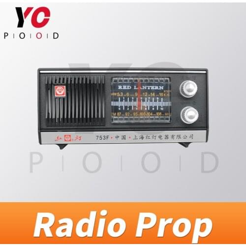 YOPOOD Radio prop for chamber room get the clues from the radio or adjust radio to right channel to open lock escape room device