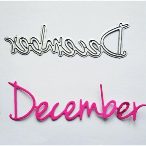 Cutting-dies toy December metal printing craft paper relief DIY embossed Easter New Year Valentines Day