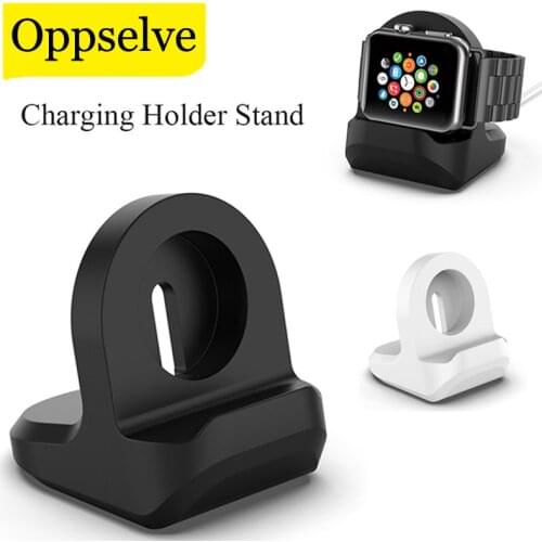 Opplseve silicon Bracket Charger Nightstand Dock Station Charge Holder for Apple Watch Stand for Series 5/4/3/2/1 38 42 40 44mm