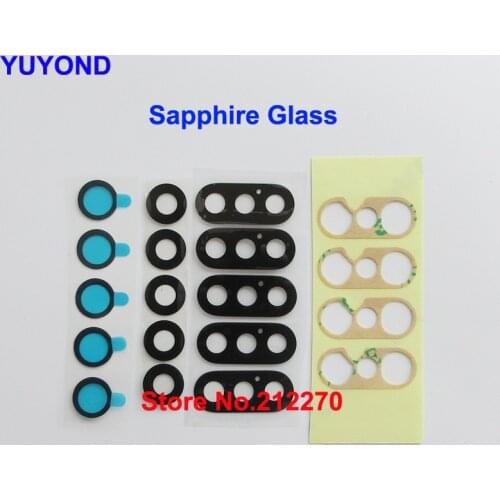 YUYOND Sapphire Glass Back Rear Camera Glass Lens For iPhone 7 / 7 Plus X XR XS / XS Max With Adhesive Sticker Original New