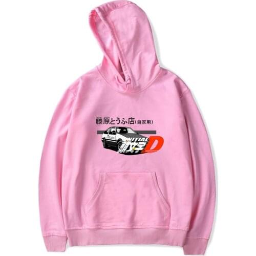 Popular Pop JDM Automobile Culture Initial D Hoodies Men/Women Sweatshirts Long Sleeve Hoodie Initial D Sweatshirt Boy Clothes
