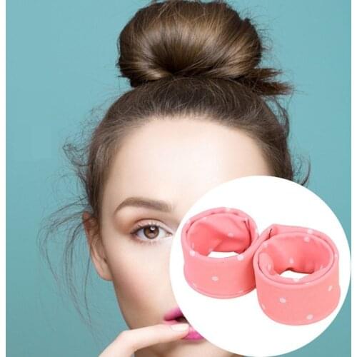 French Twist Magic Hair Styling Tools Donuts Bud Head Band Hair Disk Girls Braider Maker Style Accessories