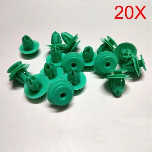 20x Door Trim Fixed Buckle Decorative Clip Car Bumper Fixed Water Tank Cover Buckle For BMW D55